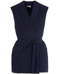 P.A.R.O.S.H. - Belted Vest - Lyst