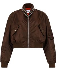 Givenchy - Bruine Shawl Kraag Bomberjas - Lyst