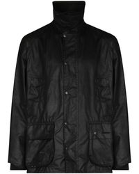 Barbour - Jassen ,Zwart ,Katoen Bedale Wax Jacket - Lyst