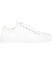 MSGM - Schoenen ,Wit ,Polyester Polyester Rubber Canvas Sneakers - Lyst