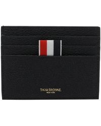 Thom Browne - Cardholder Pebbled Leather - Lyst
