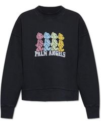 Palm Angels - Sweatshirt mit logo - Lyst
