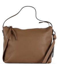 Rebelle - Leren Handtas Met Ritssluiting - Lyst