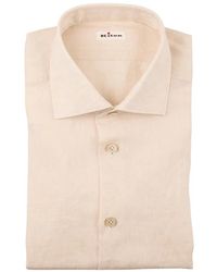 Kiton - Leinenhemd - Lyst