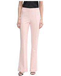 GAUDI - Broeken ,Roze ,Polyester Wide Broeken - Lyst