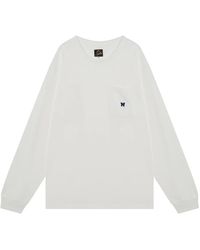 Needles - Langarm Rundhals T-Shirt - Lyst