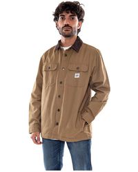 Lee Jeans - Overhemden ,Bruin ,Katoen Workwear Relaxed Overshirt - Lyst