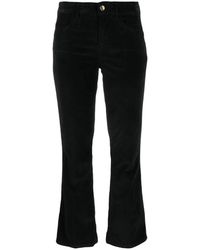 Liu Jo - Pantalones de algodón negros para mujer - Lyst