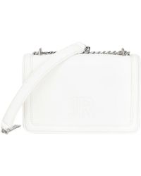 RICHMOND - Weiße handtasche mit logo - Lyst