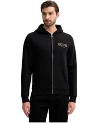 Guess - Sweatshirts & Hoodies Ritsluitingen - Lyst