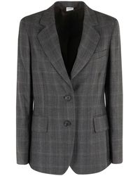 Aspesi - Jassen ,Grijs ,Wol Blazer - Lyst