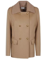 P.A.R.O.S.H. - Wolljacke Nude & Neutrals - Lyst