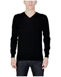 Liu Jo - Zwarte Wollen T-Shirt Trui - Lyst