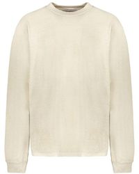 John Elliott - Geripptes Baumwoll-T-Shirt - Lyst