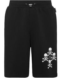 Philipp Plein - Jogging Shorts Skull&Bones - Lyst