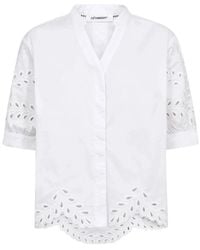 co'couture - Overhemden ,Wit ,Blouses - Lyst