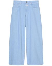 Closed - Jeans ,Blauw ,Katoen Jayla Wide Jeans - Lyst