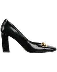 Gucci - Schoenen ,Zwart ,Leer Signora Pump - Lyst
