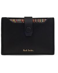 Paul Smith - Accessoires ,Zwart ,Leer Kaarthouder - Lyst