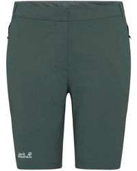 Jack Wolfskin - Fitness ,Groen ,Wol Hikeout Shorts - Lyst