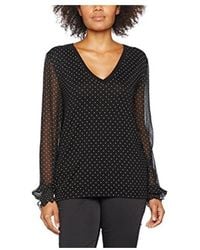 Twinset - Langarm-top mit polka dots - Lyst