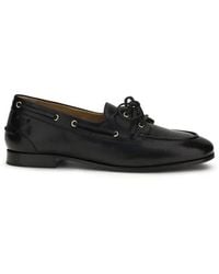Bally - Black Buffalo Leather Slip - Lyst