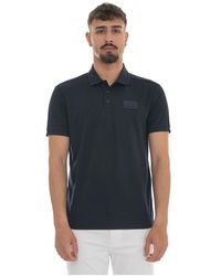 EA7 - Lux Identity Polo - Lyst