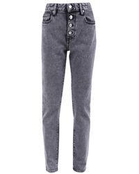 IRO Jeans Grigio 4 Bott Gaety - Grijs