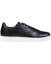 EA7 - Schoenen ,Zwart ,Leer Sneakers 7X000331 Af 10848 - Lyst