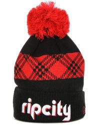 KTZ - Accessoires ,Veelkleurig ,Nba City Pom Pom Beanie Hat - Lyst