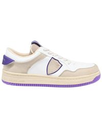 Philippe Model - Violette mixage low-top sneakers - Lyst