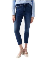 Salsa Jeans - Cropped Jeans - Lyst