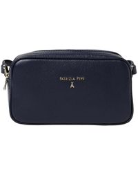 Patrizia Pepe - Strukturierte Leder Crossbody Clutch Tasche - Lyst