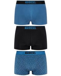 DIESEL - Ondergoed ,Zwart ,Katoen Damien D Box Boxer Briefs Trio - Lyst