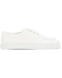 Prada - Witte Sneakers Stijlvol Ontwerp Casual Chique - Lyst
