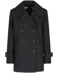 Save The Duck - Jassen ,Zwart ,Leer Sofi Trenchcoat - Lyst