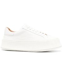 Jil Sander - Vulcanized Sole Sneakers - Lyst