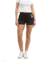Moschino - Korte Broeken ,Zwart ,Katoen Short Shorts - Lyst