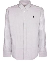 Ami Paris - De Coeur Button-Down Shirt - Lyst