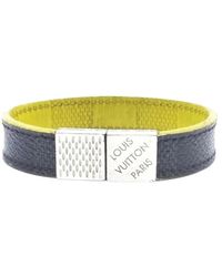 Louis Vuitton Bracelets en cuir d`occasion - Bleu