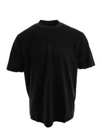 Armani - Tops ,Blauw ,Katoen T-Shirt - Lyst