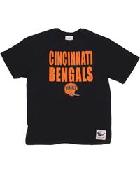 Mitchell & Ness - Tops ,Zwart ,Katoen Cinben Nfl Legendarische Tee - Lyst