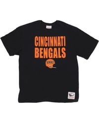 Mitchell & Ness - Tops ,Zwart ,Katoen Cinben Nfl Legendarische Tee - Lyst