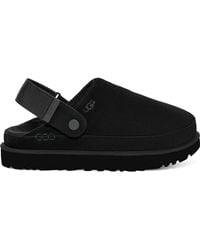 UGG - Zueco de plataforma de gamuza negra - Lyst