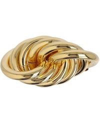 Jil Sander - Elegante Brosche Aus Messing - Lyst