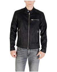 Only & Sons - Leather Jackets - Lyst