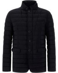 Herno - Jassen ,Zwart ,Polyester Il Giacco Jacket - Lyst