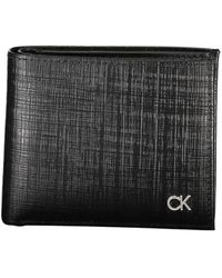 Calvin Klein - Elegant Dual Compartment Leather Wallet - Lyst