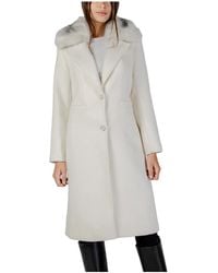 Guess - Single-Breasted Coats - Lyst