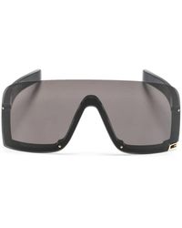 Gucci - Rahmenlose sonnenbrille mit schwarzem rahmen - Lyst